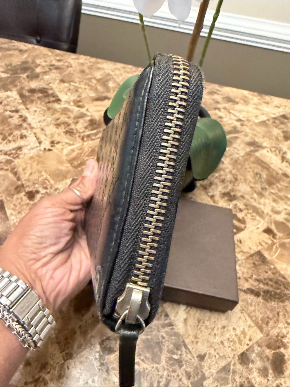 GUCCI Guccissima Leather Wallet & Box - Picture 5 of 12